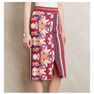Maeve Multicolor Patterned Skirt